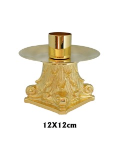 Candelero Columna Dorado...