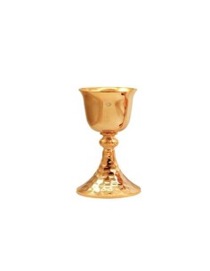 Caliz Metal Dorado Nudo...