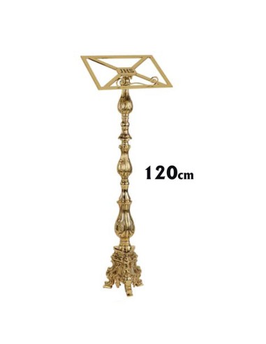 Atril Bronce 120Cm Pie Labrado