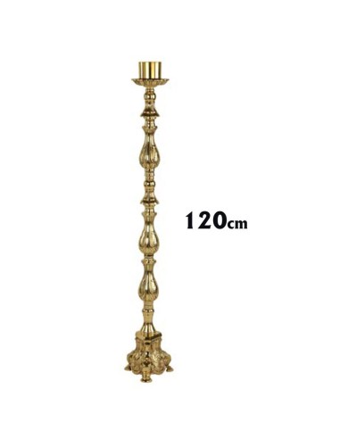 Cirial Bronce 120Cm Pie Con Angel En...