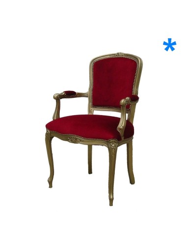 Sillon Sede Con Apoya Brazos Decoracion Oro