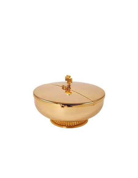 Copon Patena Dorado 16 cm con Tapa Apertura Parcial o Total