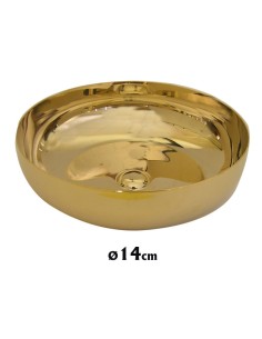 Patena Dorada 14cm Lisa...