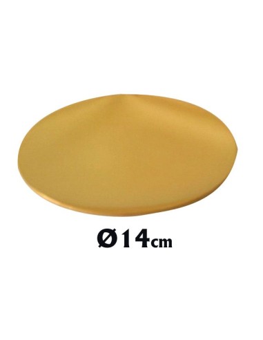 Patena Caliz 14Cm Lisa Dorada N572