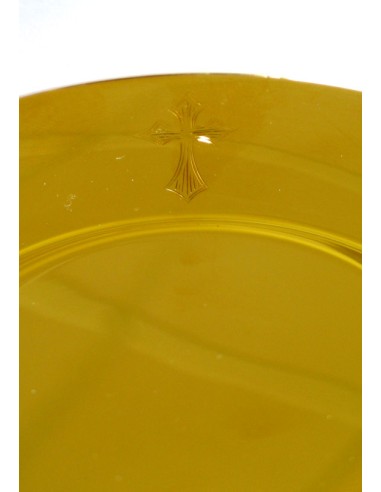 Patena Caliz Metal Dorada Ihs Grabado...