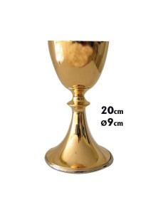Caliz Metal Clasico Liso 20Cm