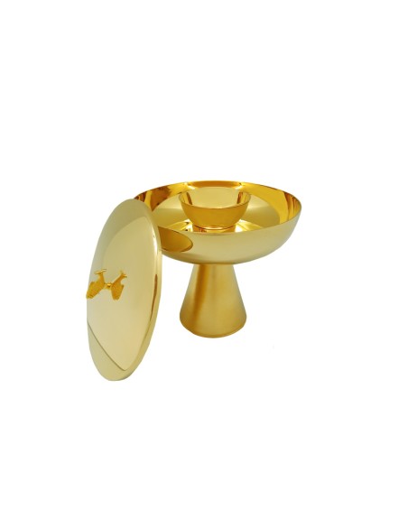 Copon Comunion Dos Especies Con Caliz Bañado Orotapa Con Pez