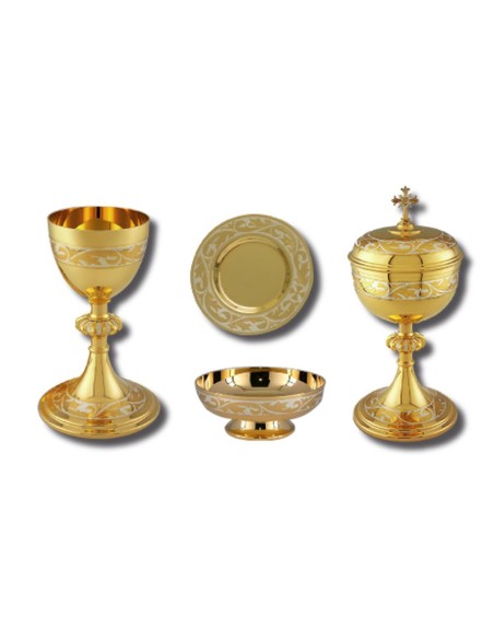 Copon Metal Dorado Grabado A Mano Superior 26. 5Cm Alto Y Capacidad 600 Formas