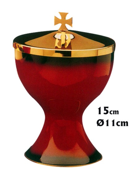 Copon Rojo Esmaltado Dorado N5031