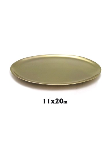 Bandeja Comunion Oval Dorada 20X11cm