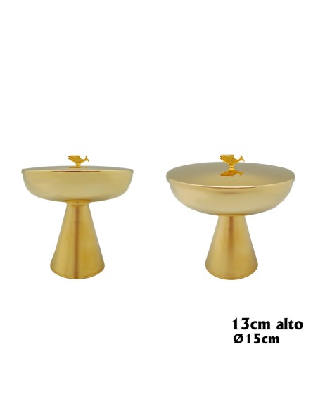 Copon Comunion Dos Especies Con Caliz Bañado Orotapa Con Pez