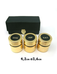 Crismera 3 Vasos Metal...