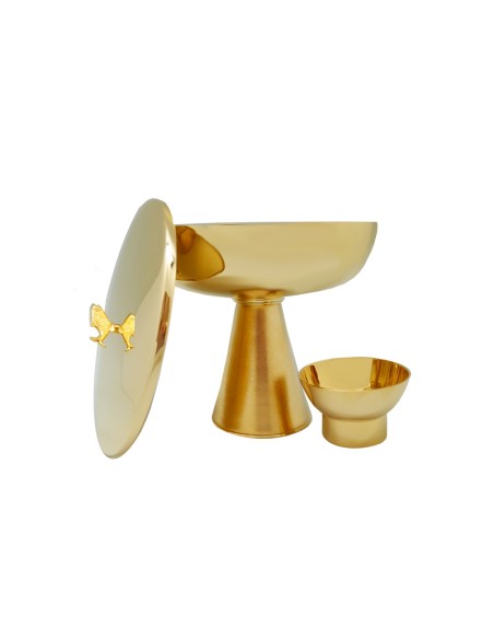 Copon Comunion Dos Especies Con Caliz Bañado Orotapa Con Pez