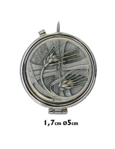 Portaviatico Relieve Niquelado Cruz Y...