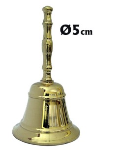 Campana Bronce 5Cm Dorada...