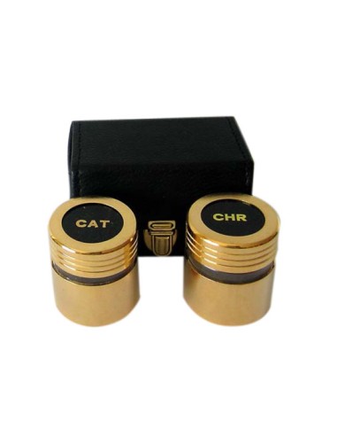 Crismera Estuche 2 Vasos Dorados N956