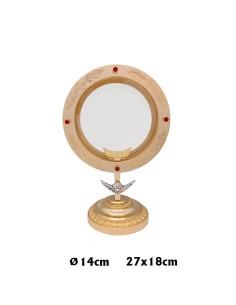 Custodia Metal Dorada Base...