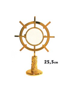 Custodia Dorada Rayos Nudo...