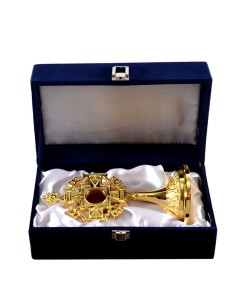 Relicario Dorado Octogonal...