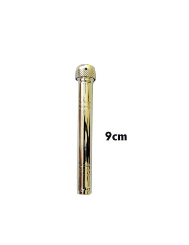 Quemador Incienso De Mesa Dorado Alto 11cm Diametro 9cm