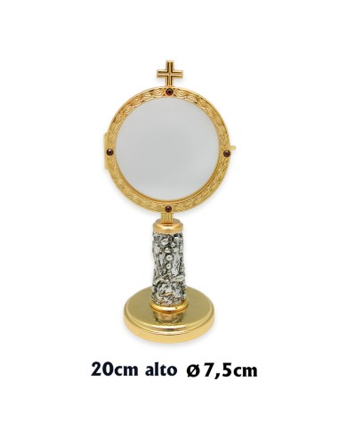 Custodia Dorada Redonda 20Cm Con Cruz...