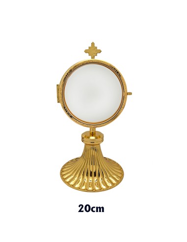 Custodia Dorada Redonda 15Cm Con Cruz...