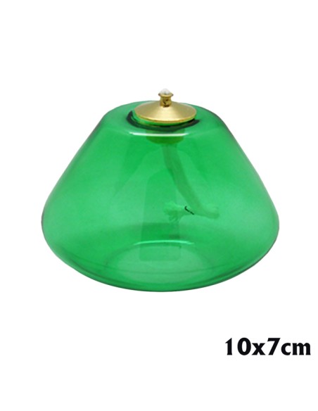 Caldereta Niquel Plateada Lisa 19cm Con Hisopo Mango Madera