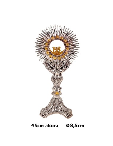 Custodia Bicolor con Angeles y Flores...