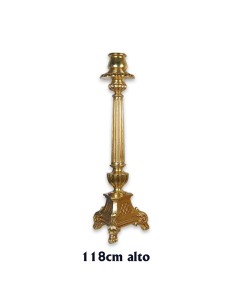 Campana Bronce Mango Madera...