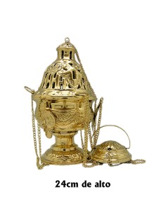 Incensario Dorado Labrado...