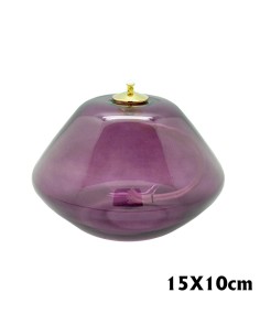 Lampara Cristal Morada...