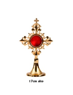 Relicario Dorado Cruces 17 cm