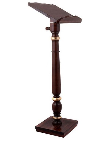 Atril Sede Madera Alto Columna...