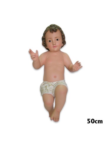 Niño Jesús Esc 50cm Ojos Pintados