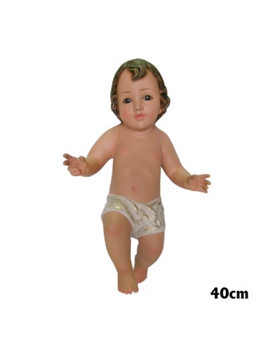 Niño Jesús Esc 40cm Ojos Cristal