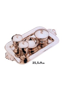 Juego Bautismo Niquelado N5503