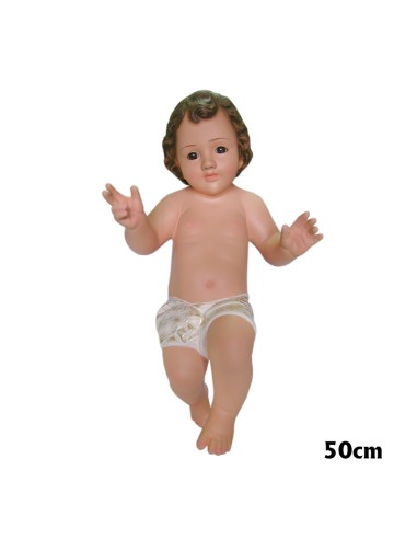 Niño Jesús Esc 50cm Ojos Cristal