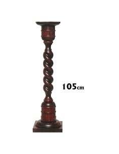 Cirial Madera Nogal Columna...