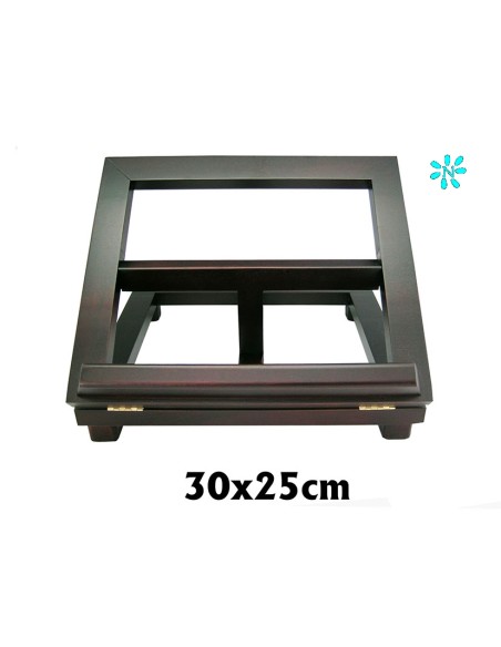 Atril Madera 25X30cm Tono Oscuro