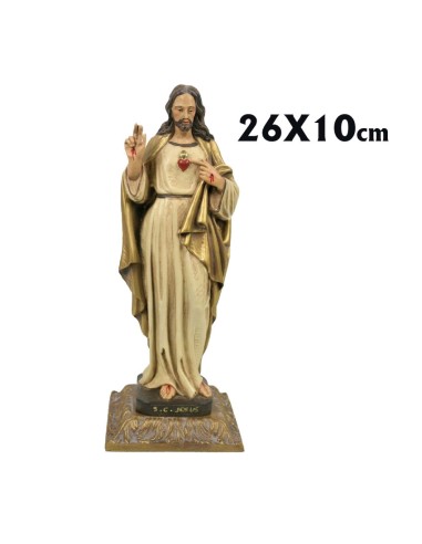 Corazon De Jesus Mar 26x10cm Bendiciendo