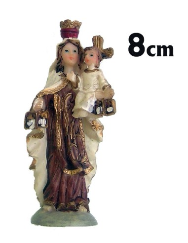 Virgen Carmen Res 8cm