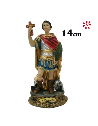 San Expedito Resina 15cm