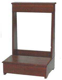 Reclinatorio Madera Oscuro