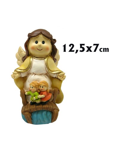 Angel Guarda Infantil Res 12. 5x7cm Nizzzzzos Sobre El Puente