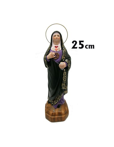 Virgen Dolorosa Esc 25Cm