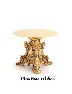 Tabor Dorado Base Labrada 16Cm