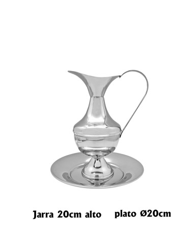 Lavamanos Liso Con Plato - 20Cm Alto...