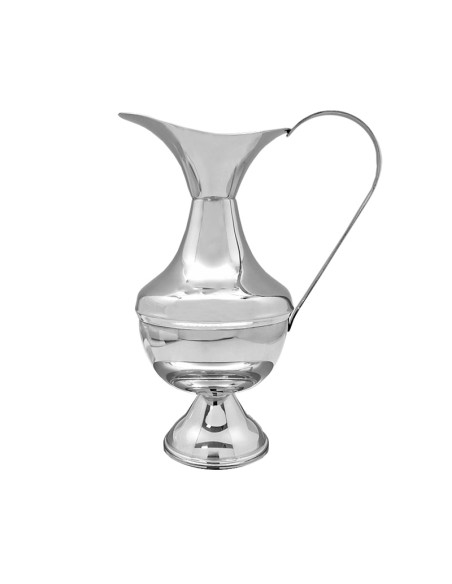 Lavamanos Liso Con Plato - 20Cm Alto Y 10Cm Ancho Y Plato 20Cm Diametro