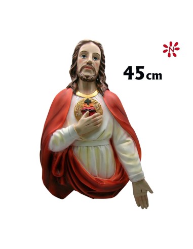Corazon De Jesus Res 45cm Para Colgar
