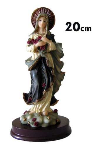 Santa Teresita Marmolina Con Peana 20Cm